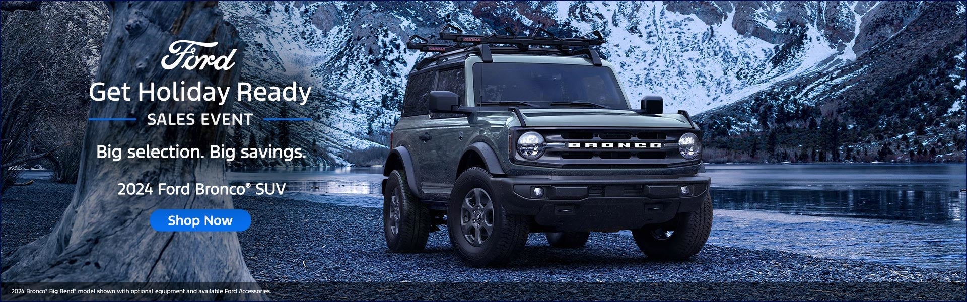 2024 Ford Bronco Get Holiday Ready Banner