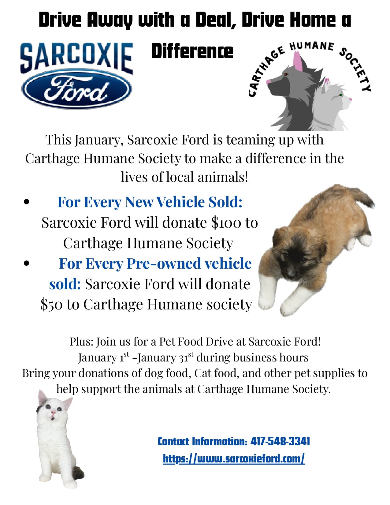 Drive Away with a Deal, Drive Home a Difference